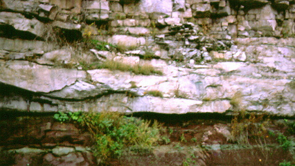 Channel cut Niagra gorge New York