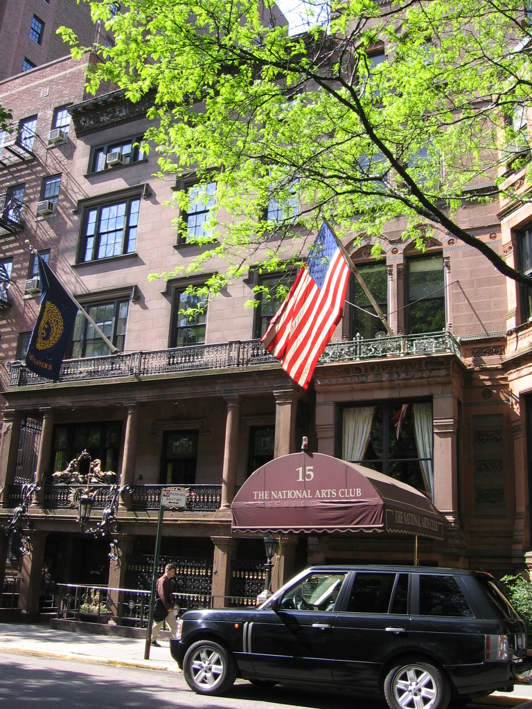 National Arts Club in the Tilden Mansion - started in 1893 by Charles de Kay to support American art and artists