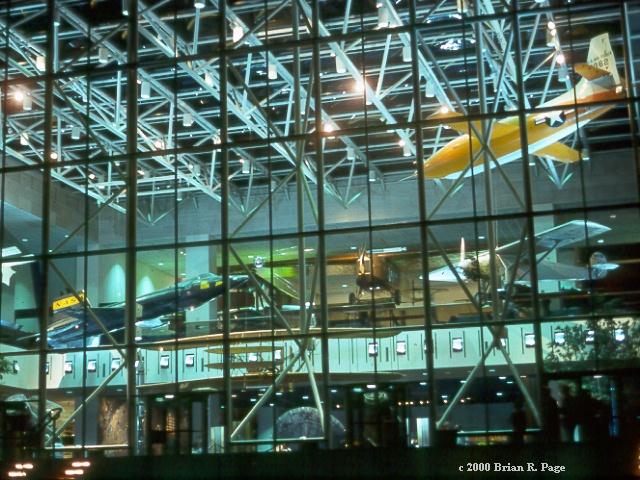 The Smithsonian National Air and Space Museum, the most visited museum in the world.