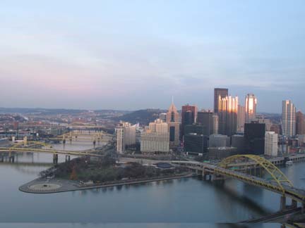 Pittsburgh at sunset