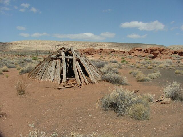 Navajo hogan