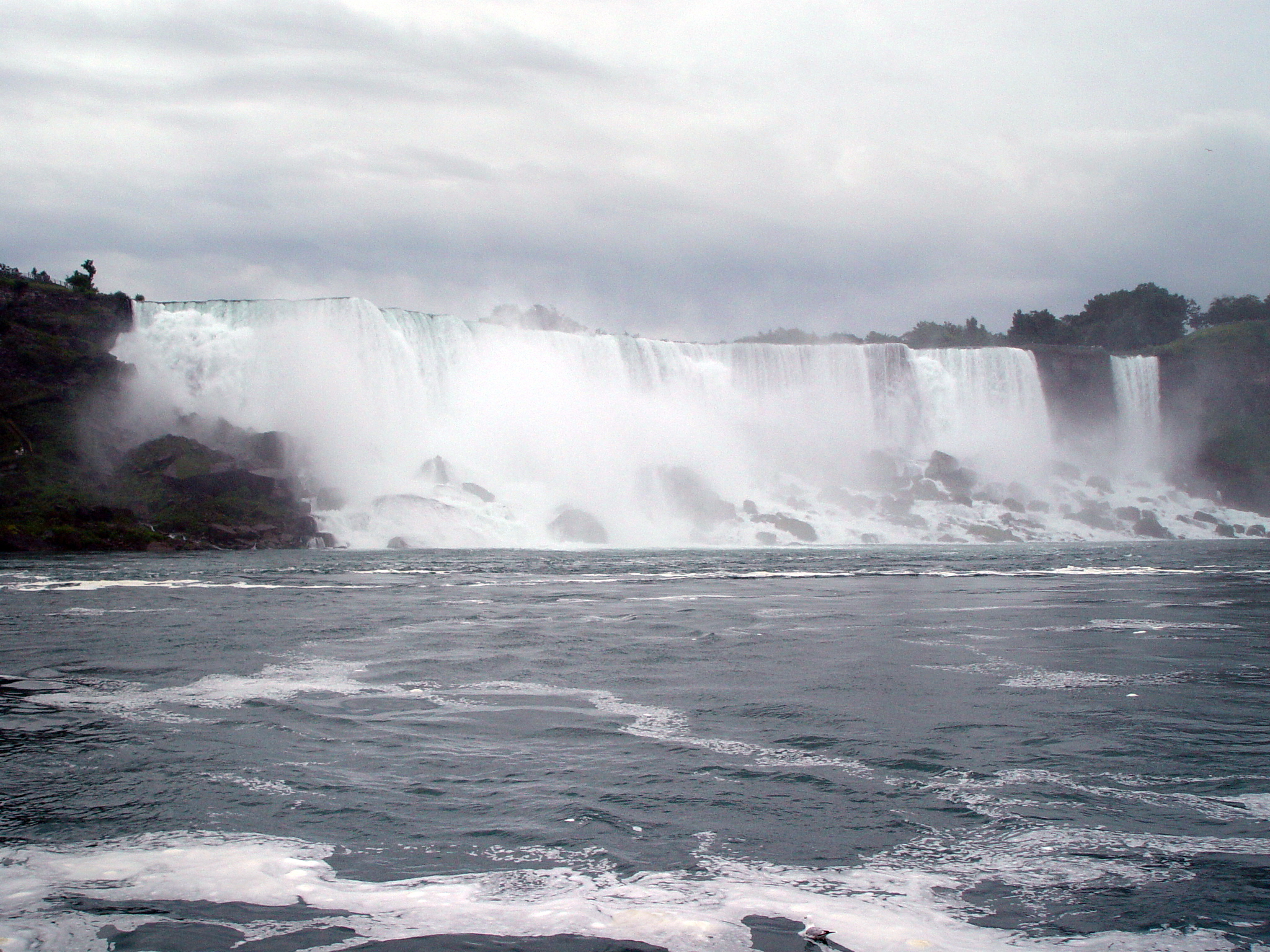 American Falls from river