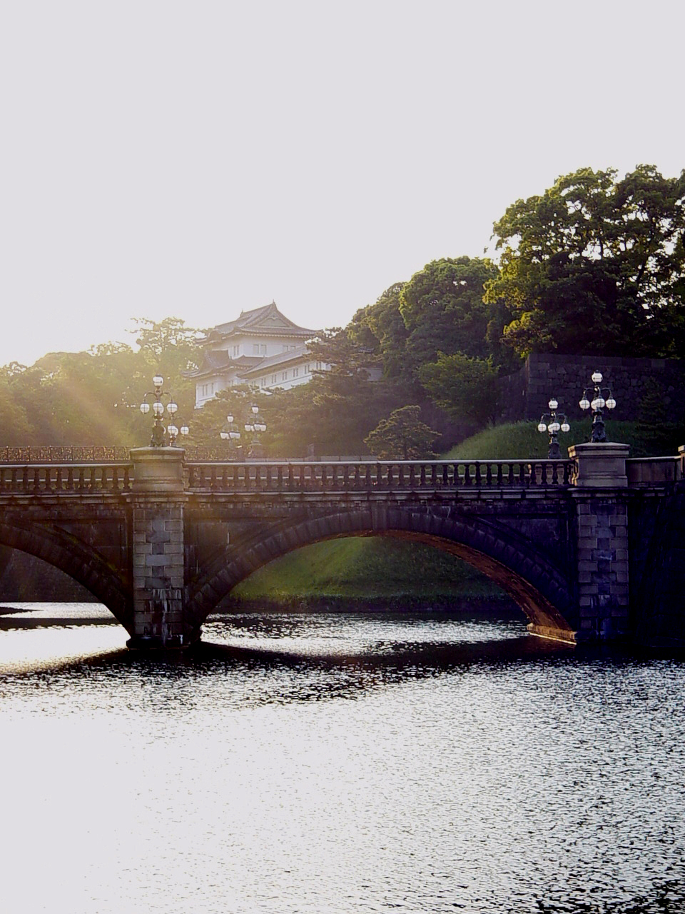 Nijubashi bridge and a tower at the Imperial Palace