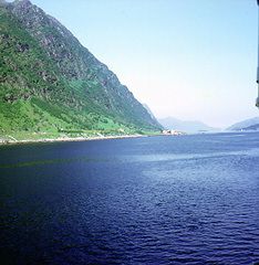 Approaching Maloy Norway