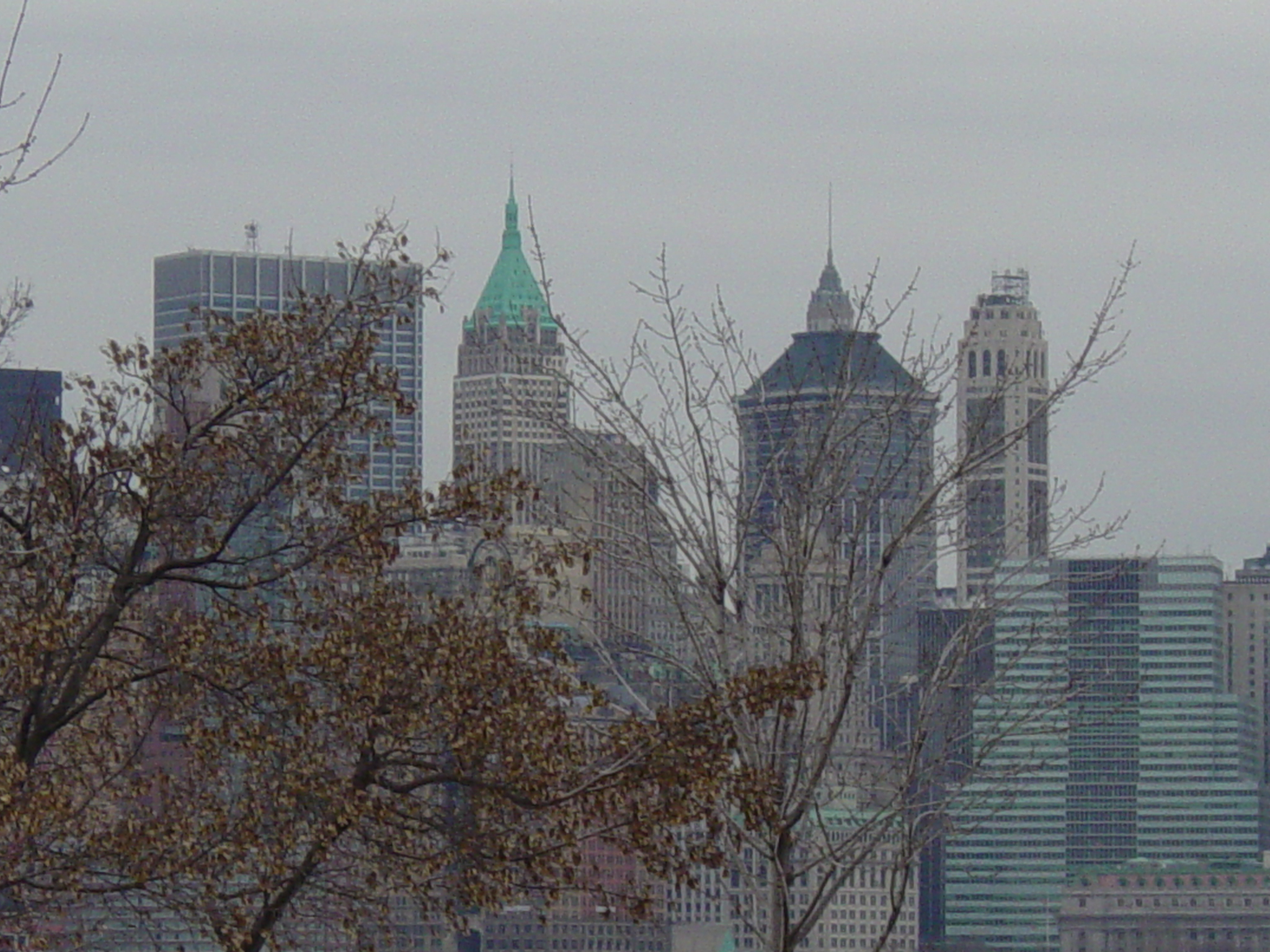 Lower Manhattan from Ellis Island