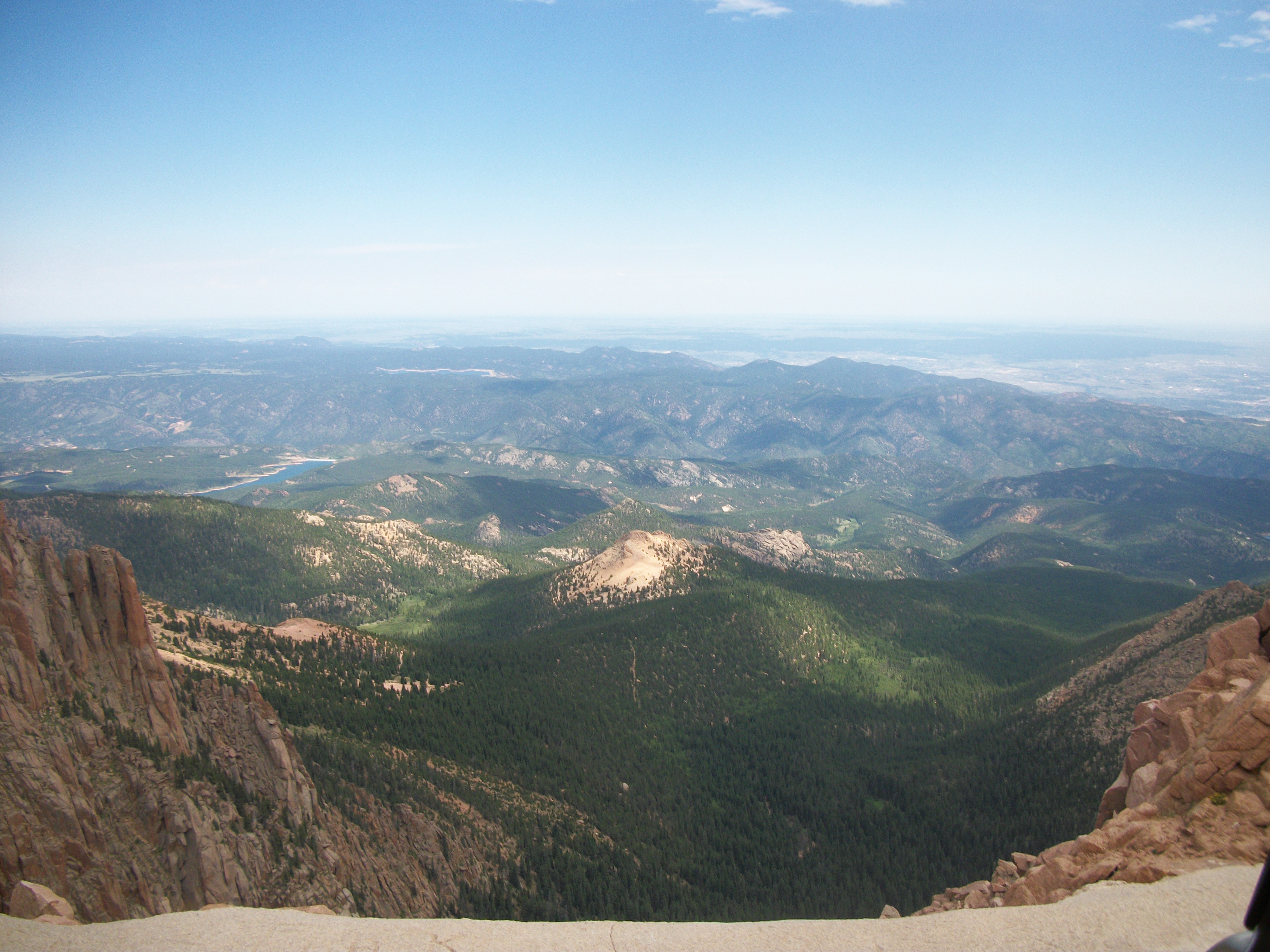 From the top of Pikes Peak