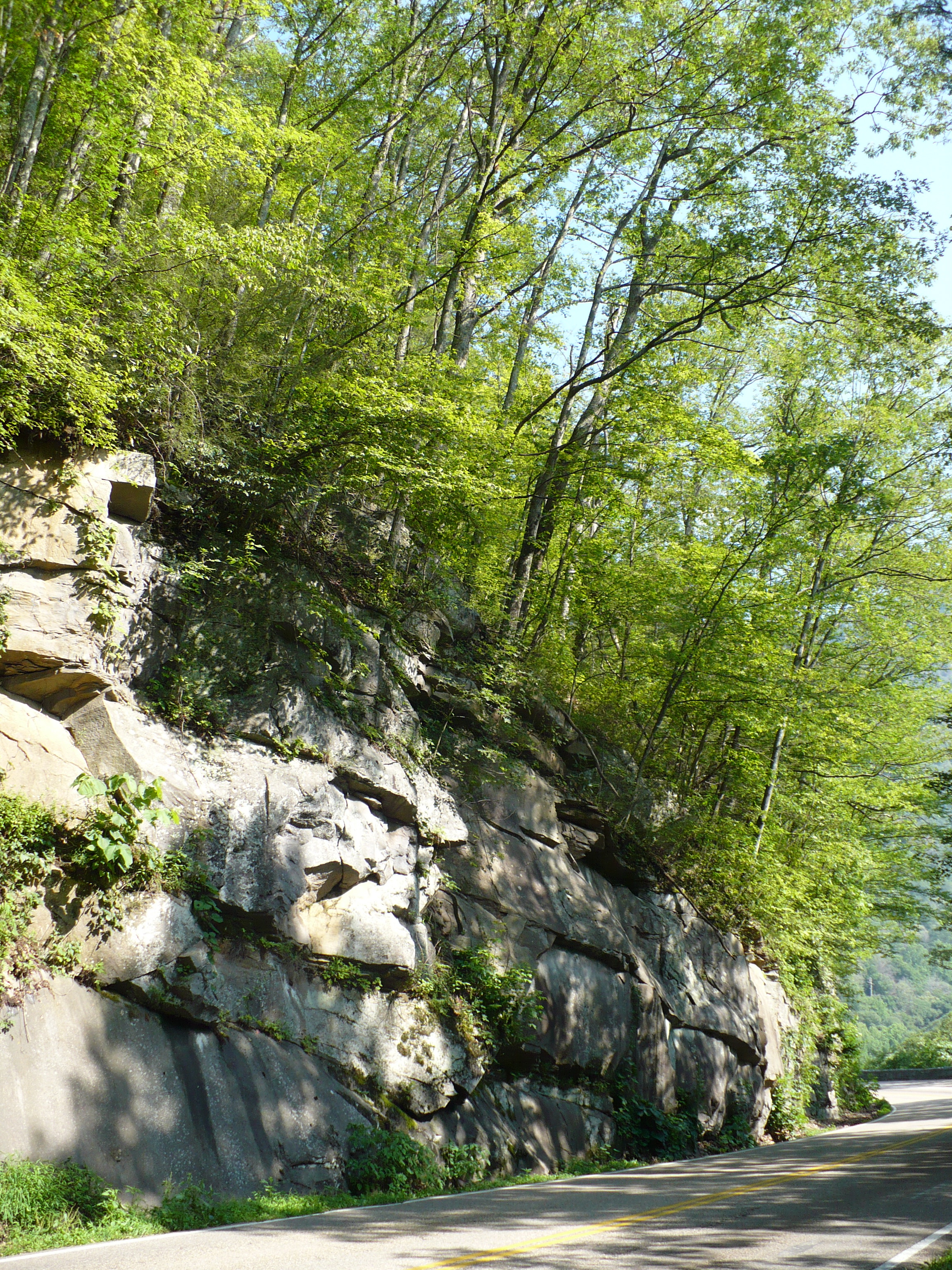 Driving in the mountains