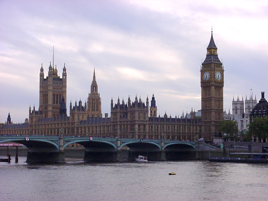 British Parliament on the Thames