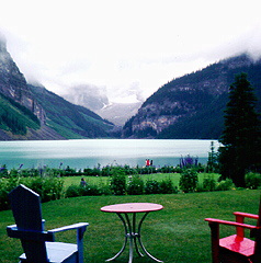 Alaskan lake scene