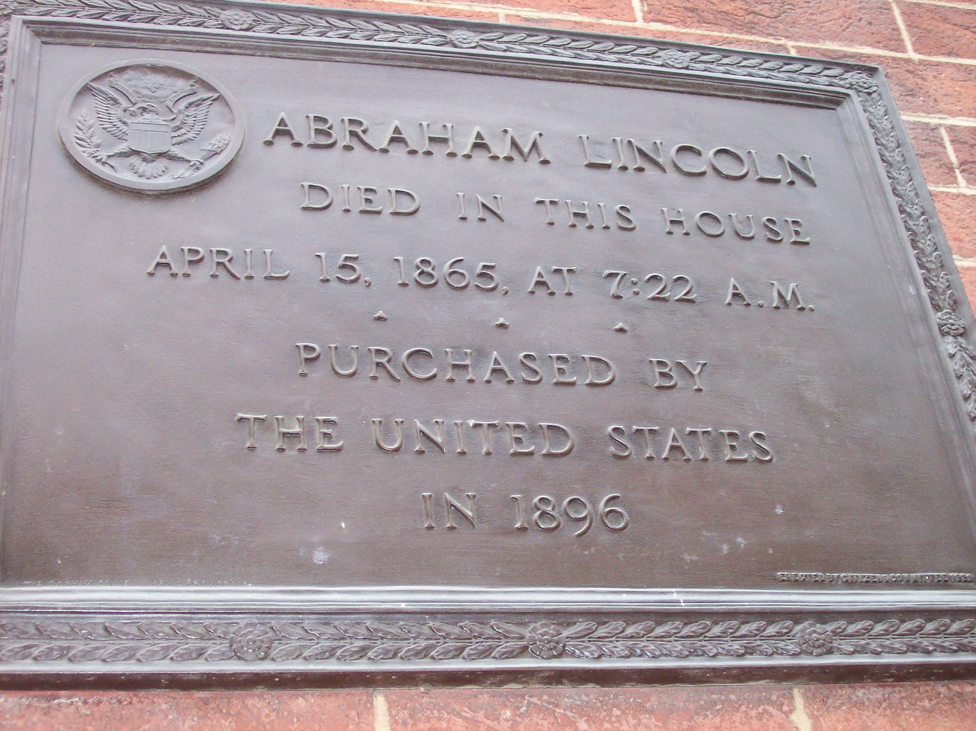 Peterson House - Wher Lincoln Died