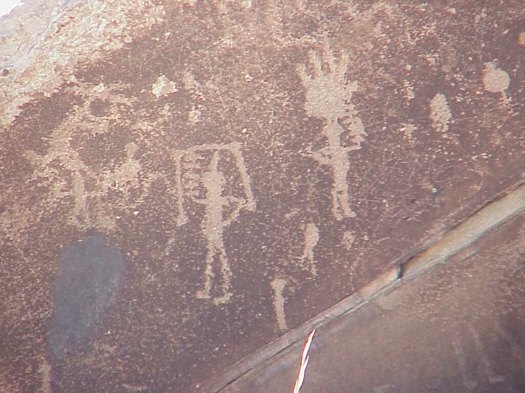 Human figures at Rio Puerco Pueblo