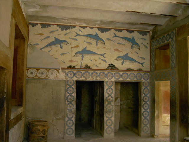 Queen's Chamber at the palace at Knossos