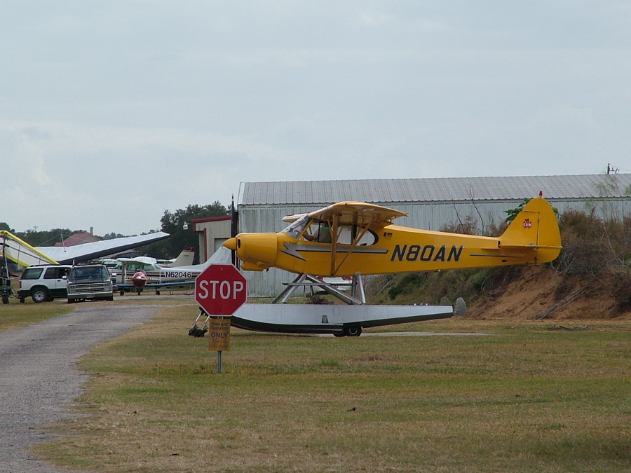 Small plane at the Eustis, FL airpot.