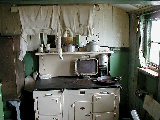 Kitchen stove at Port Lockroy