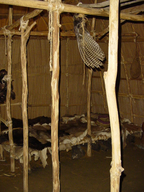 Inside Powhatan Dwelling