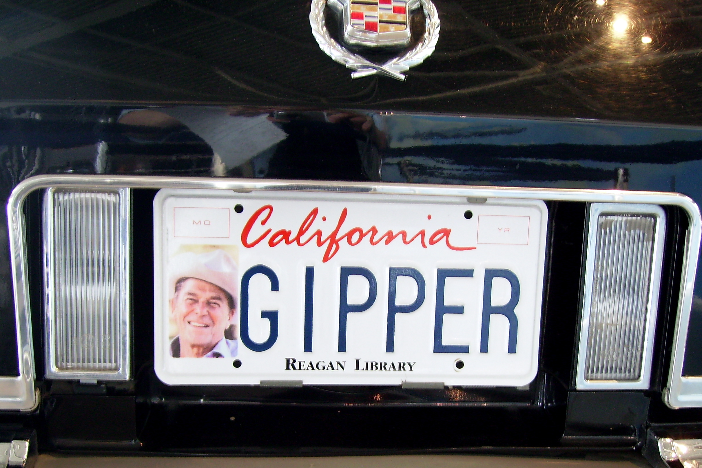Reagan License Plate