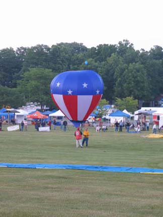 miniature hot air balloon