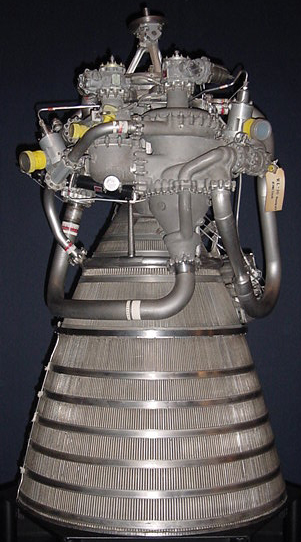 Rocket engine in the British Science Museum