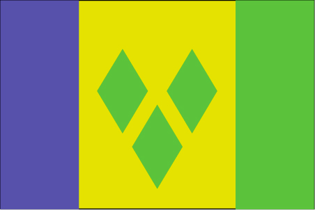 Saint Vincent and Grenadines Flag