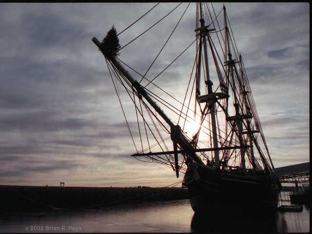 Old sailing ship