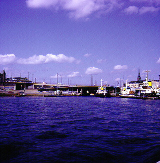 Baltic Sea Lock seperating the Baltic Sea from a fresh water lake Scandinavia