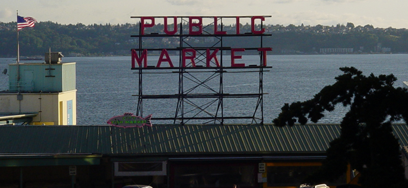 Seattle Public Market Sign