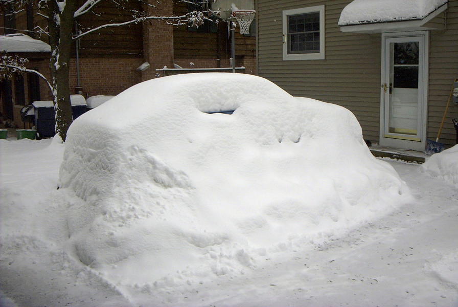 My Car is Snowed Under
