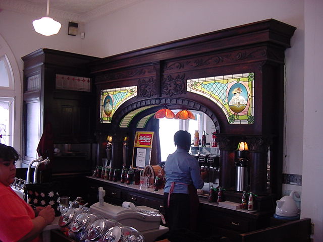 Soda Fountain at the Dr Pepper Factory
