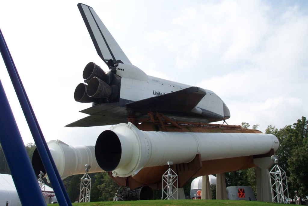 Shuttle model at US Space & Rocket Center