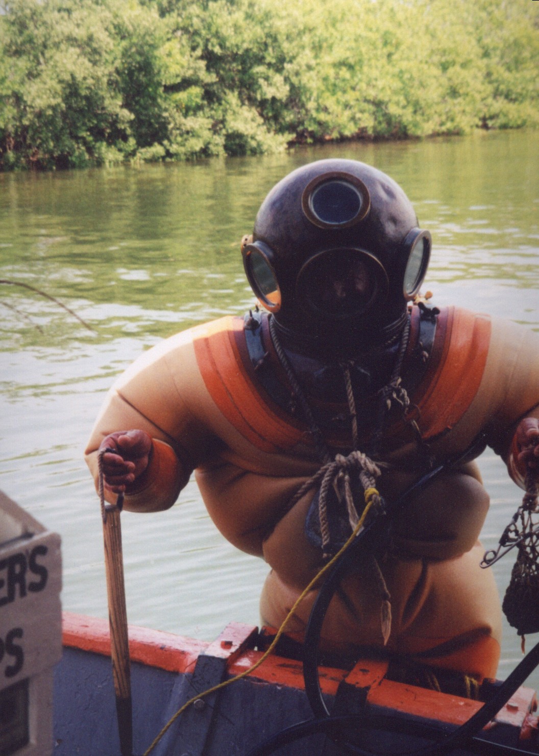 sponge diver