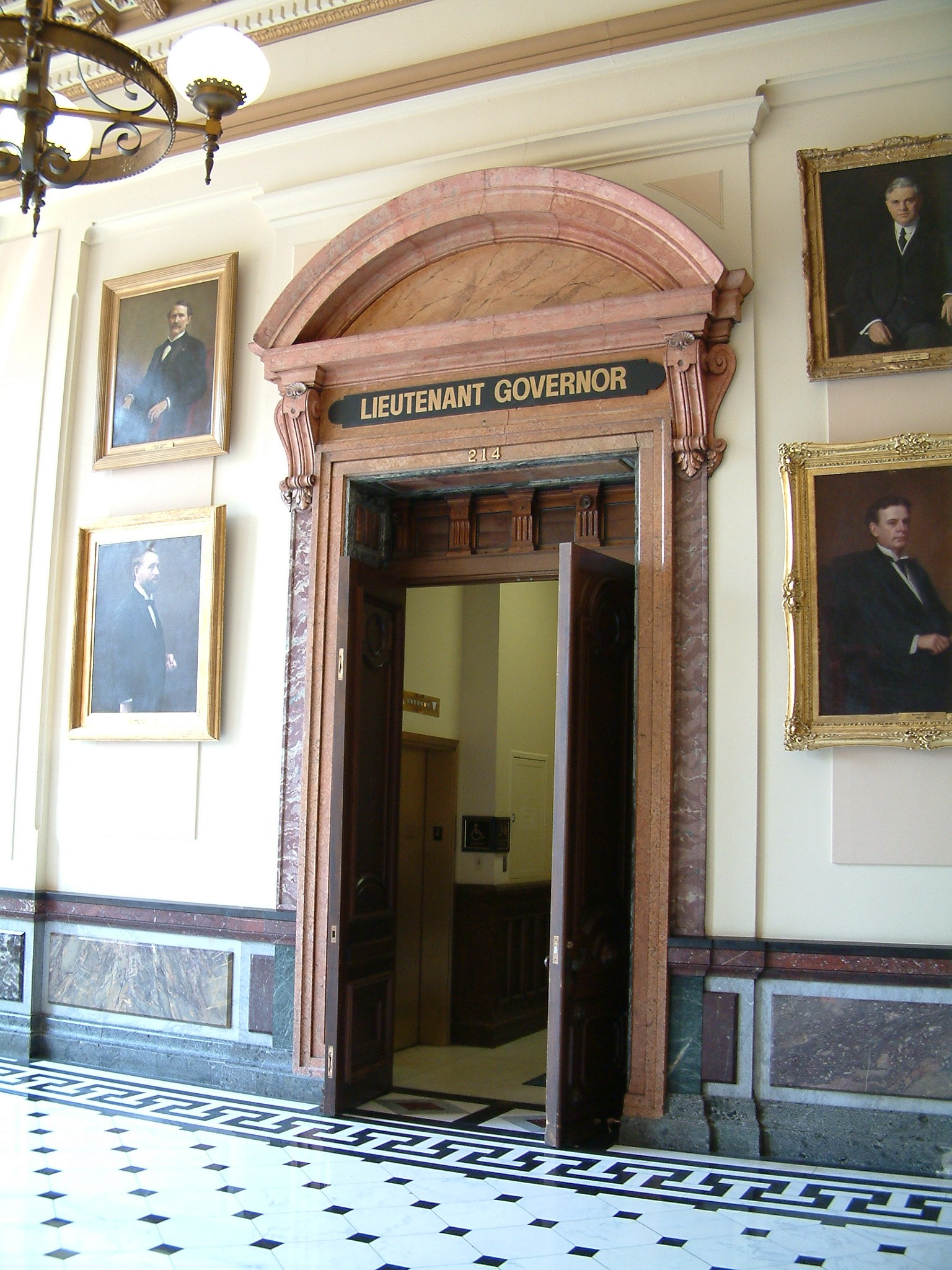 Office of the Lieutenant Governor in the Illinois Capital Building