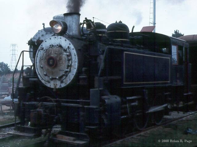 Steam railroad engine