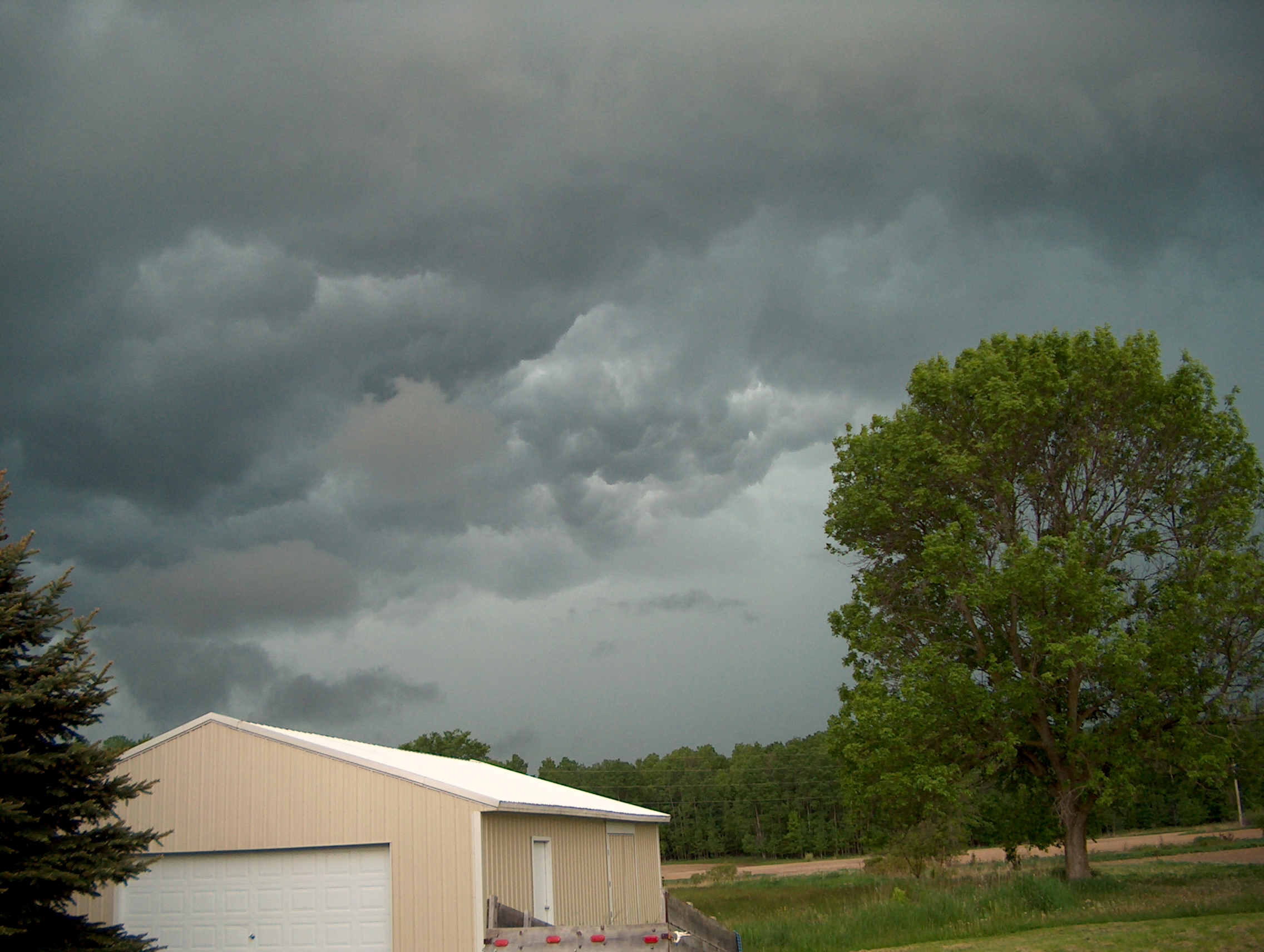 A summer storm approaching