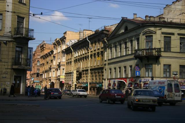 Street scene in St. Petersburg