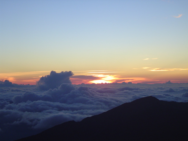 Sunrise from the top of Mt. Haleakala