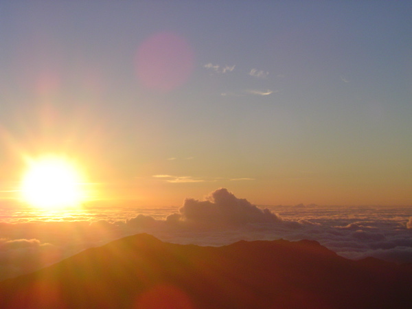 Sunrise from Mt. Haleakala summit