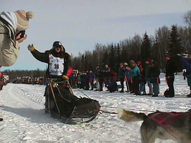 Rick Swenson at Iditarod restart