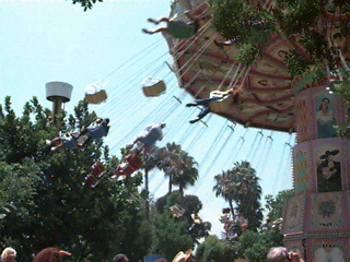 Swing Ride at Knott's Berry Farm in California