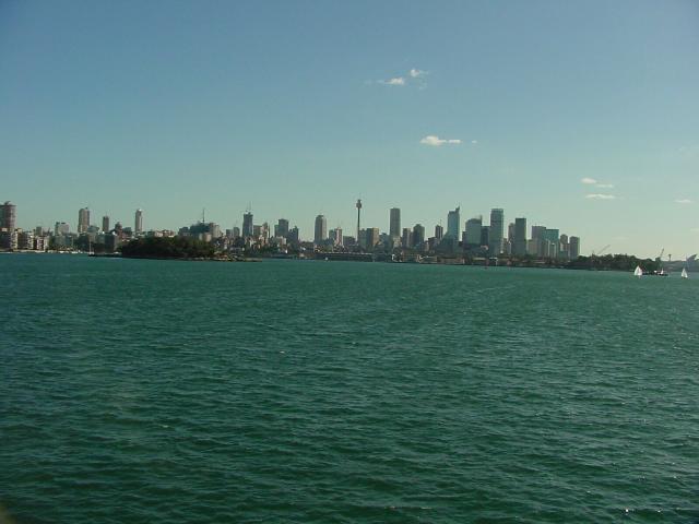 View of Sydney from the Harbor