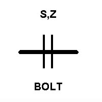 Egyptian hieroglyph for the letters S and Z