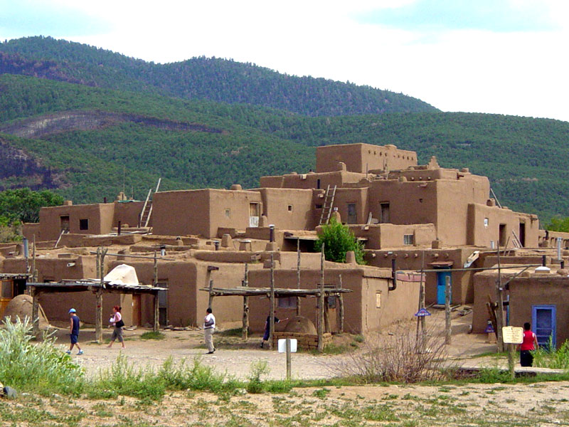 Pueblo de Taos is considered the best preserved of the pueblos in North America.