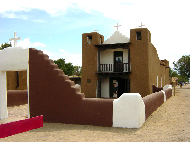 The catholic mission incorporates many native traditions.