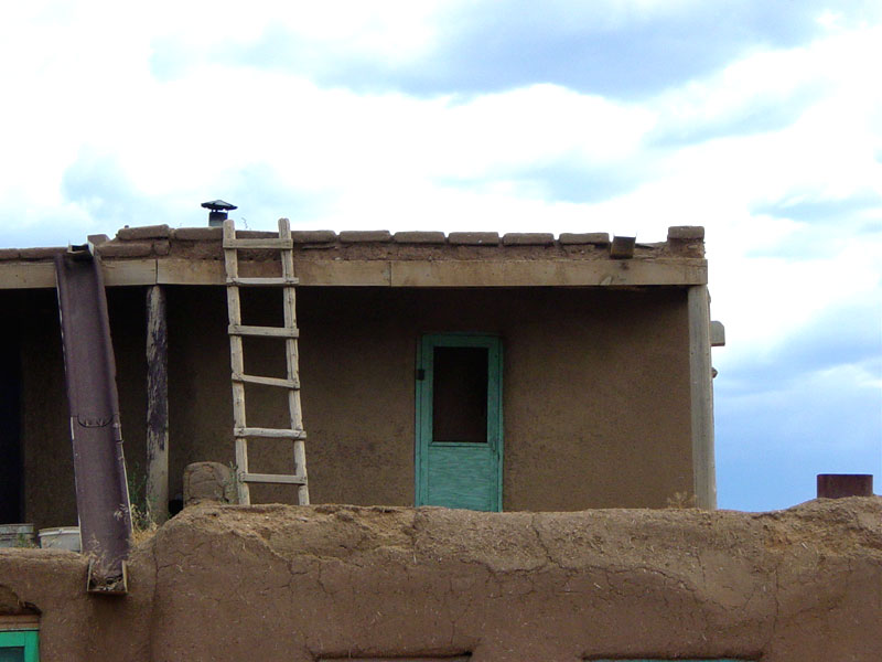A house in Taos Pueblo