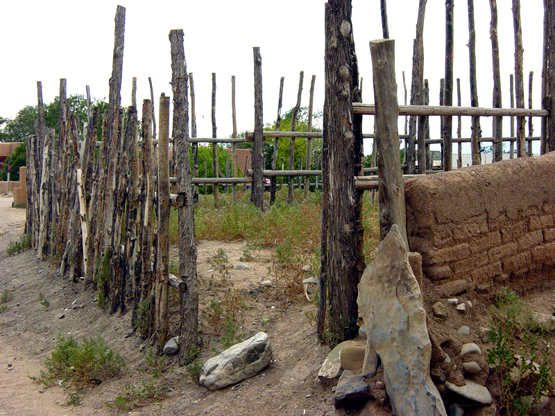 A fenced-in corral for animals