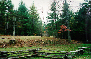 Split-rail fence