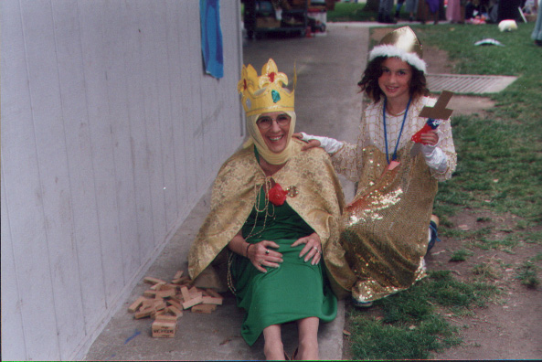 Teacher and student costumes