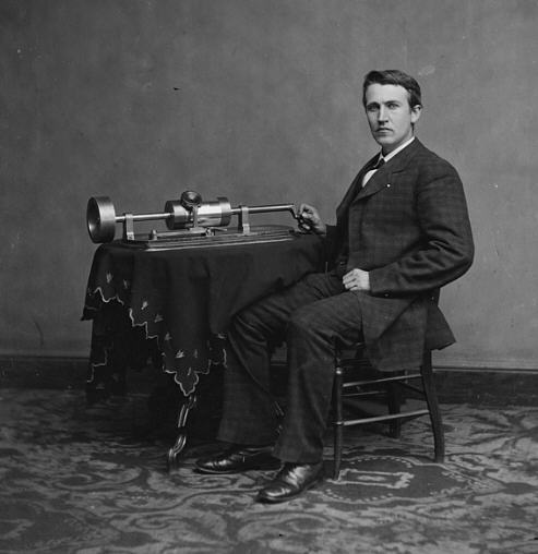 Prof. Edison, Phonograph, 554 [crossed out], 1537, 31346