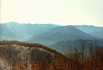 Mountain scene in Tennessee.