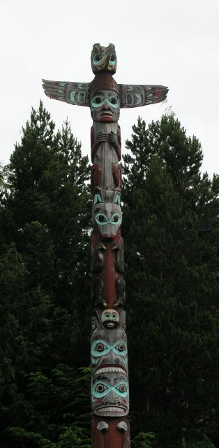 Totem in Ketchikan