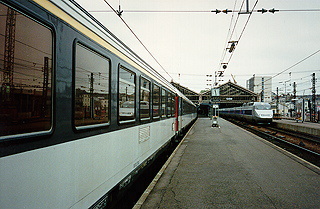 Train in Tours, France